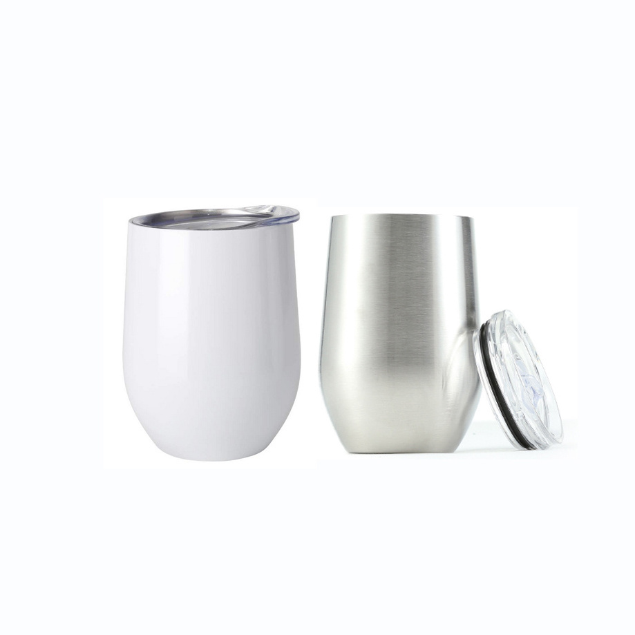 Blanks sublimation stainless steel 350ml 500ml cola water bottle 20oz skinny tumbler 12oz wine glass 30oz cups mug with lid