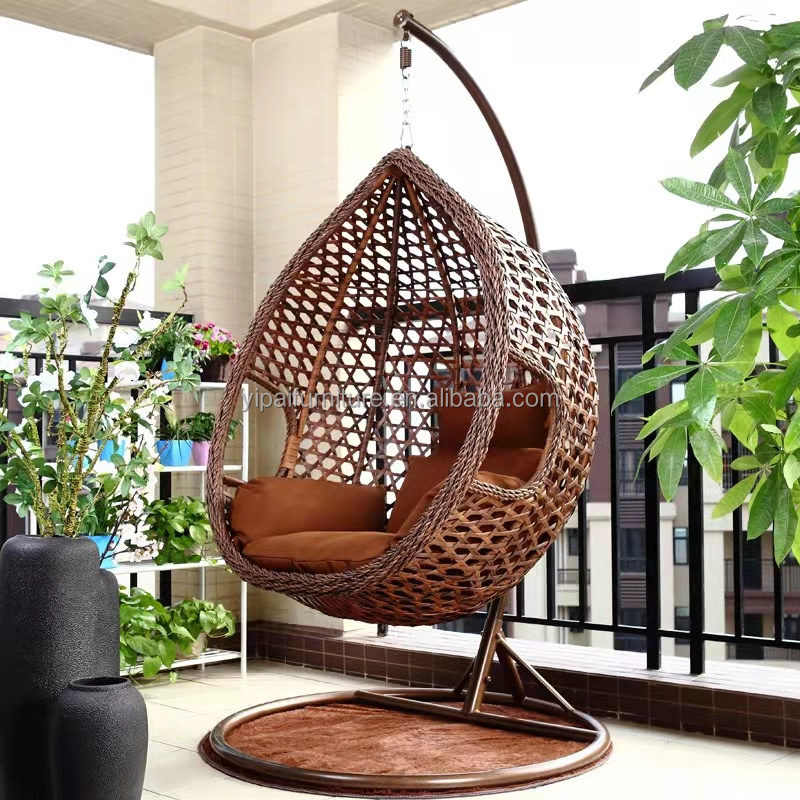 Outdoor balcony lazy single person rocking chair contracted modern swing chair  hanging chair