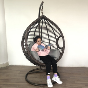 hot sale garden terrace egg-shaped hanging chair outdoor beach swing