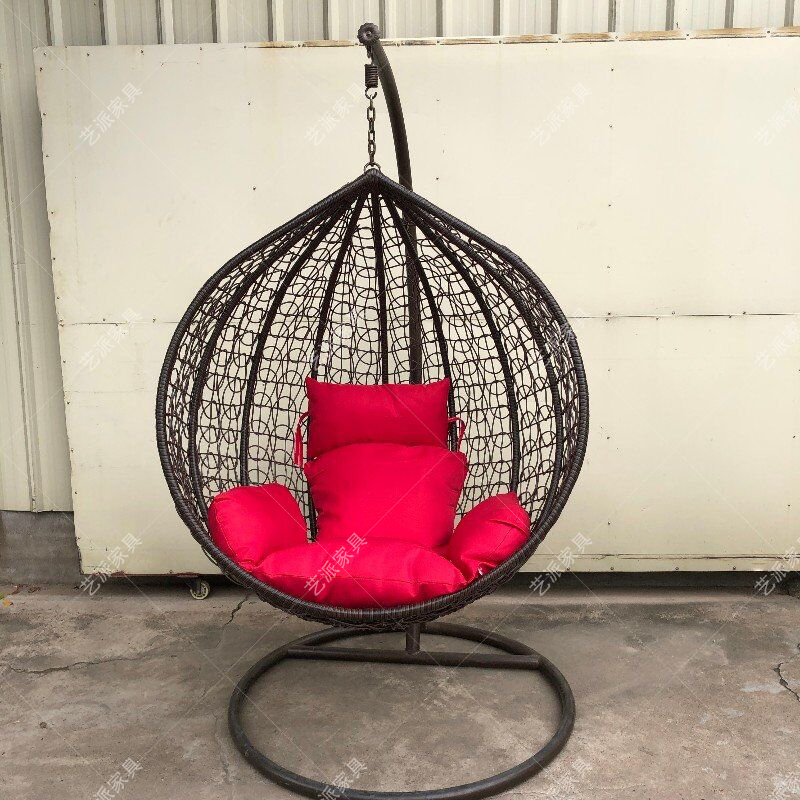 China cheap ratta patio swings Outdoor Patio Swing Chair patio swing wicker factory wholesale Hanging chairs hanging basket