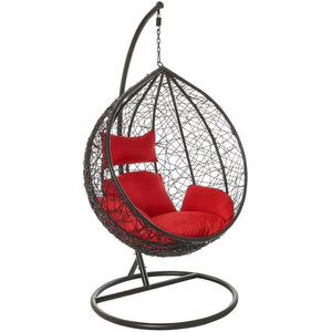 China Guangdong factory wholesale patio egg swings Outdoor Garden Patio Swing Chairs Metal hotel swing chairs handing basket