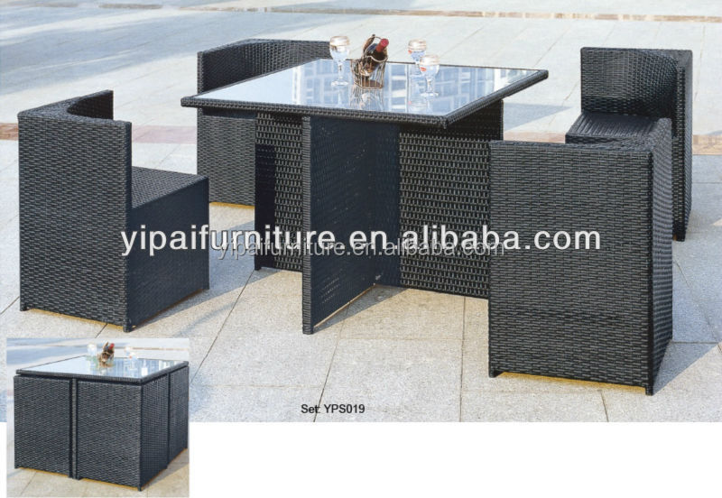 vogue dining table sets 4 chair rattan table  chair  coffee shop garden furniture outdoor furniture garden sets