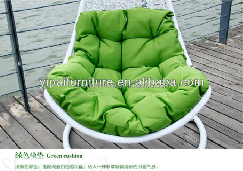 garden rattan egg ceiling swing chair Most popular outdoor furniture egg rattan hanging chair