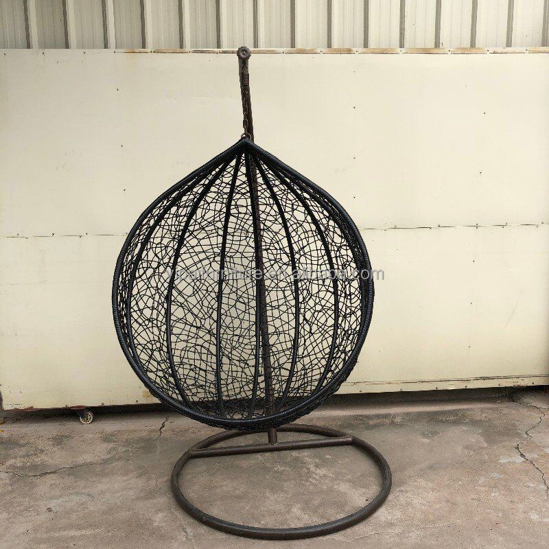 living room home hotel Outdoor Patio Swing Chair egg wicker wholesale Hanging swing chair hanging cheap wholesale baskets