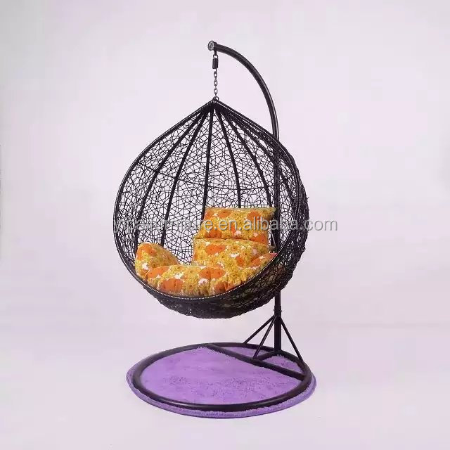 indoor /outdoor garden little  swing models Indoor-outdoor patio wicker chair patio swing egg chair