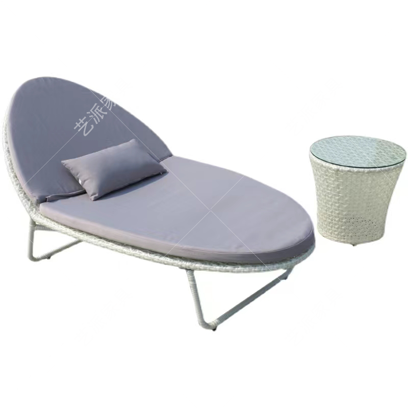 Swimming Pool Chaise Lounge rattan   Outdoor Furniture Sun Lounge Chair Seat Beach  chair