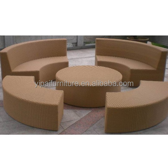 round shape living room furniture outdoor living room sofa  outdoor furniture