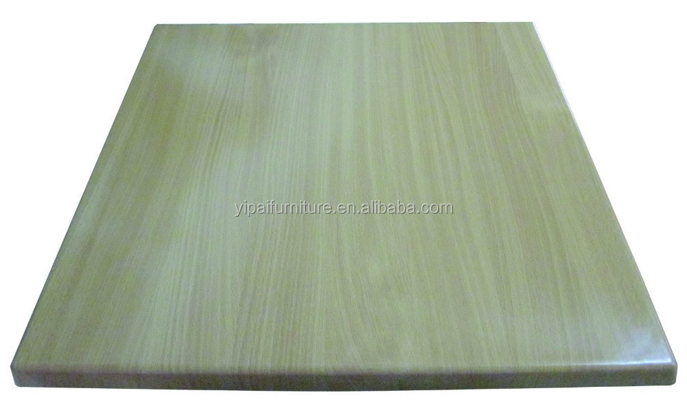 Square restaurant werzalit resign composite table top for sale