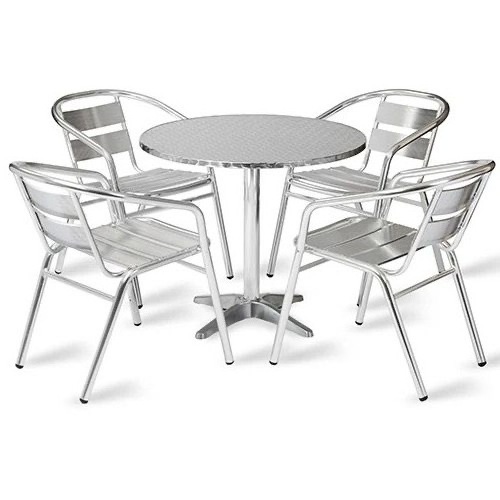 coffee table and chairs set Aluminum 3 Piece Outdoor Furniture Bistro Set Balcony Chair Patio Table Set