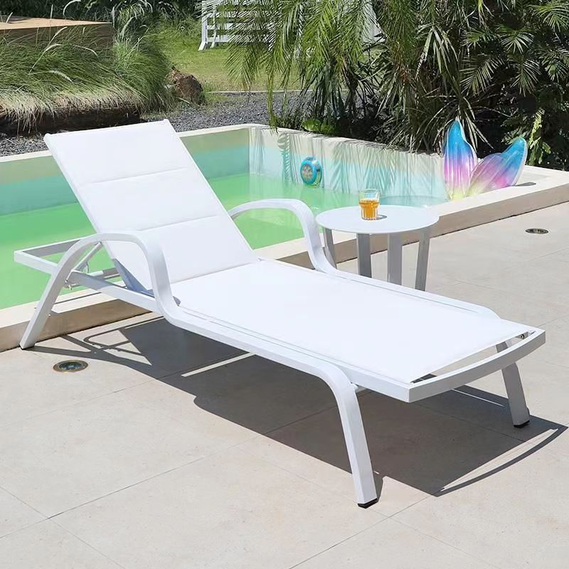 Outdoor bed waterproof sun protection leisure balcony courtyard sofa Garden Hotel Outdoor pool beach outdoor deck chairs