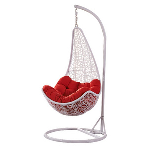 garden rattan egg ceiling swing chair Most popular outdoor furniture egg rattan hanging chair