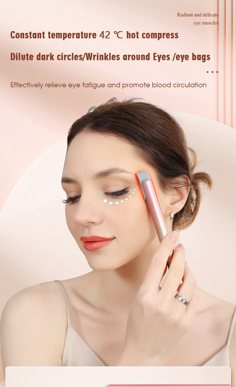 7 Colors Led Facial Light Therapy Skin Care Wand red blue light therapy Eye Beauty Wand EMS Face Massager Rejuvenation tool