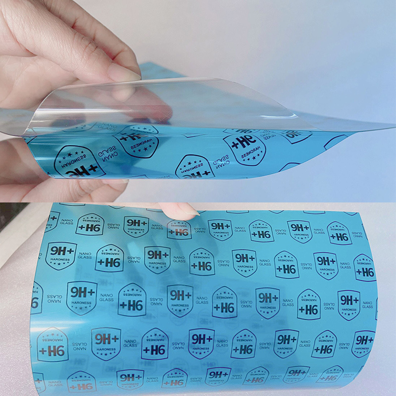 1m*100m Mobile Phone Use 9H Hardness Flexible Nano Glass shatterproof Screen Protector Roll Material