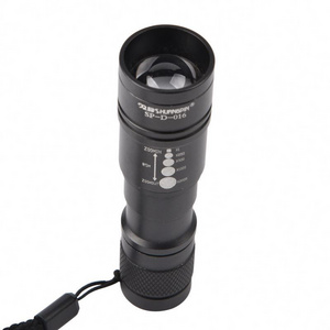 China manufacture light body yp-d-016 high-power retractable flashlight for easy to grasp