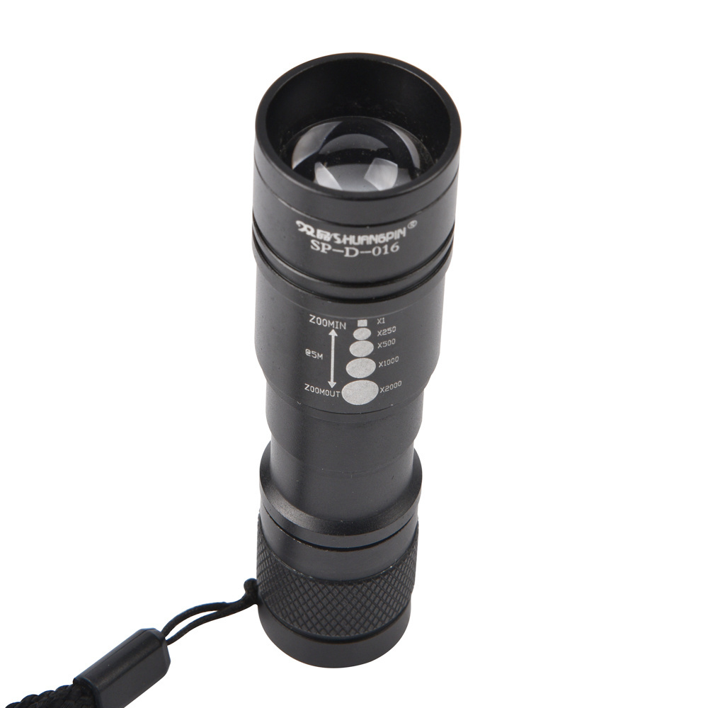 Light body YP-D-016 high-power retractable flashlight for easy to grasp