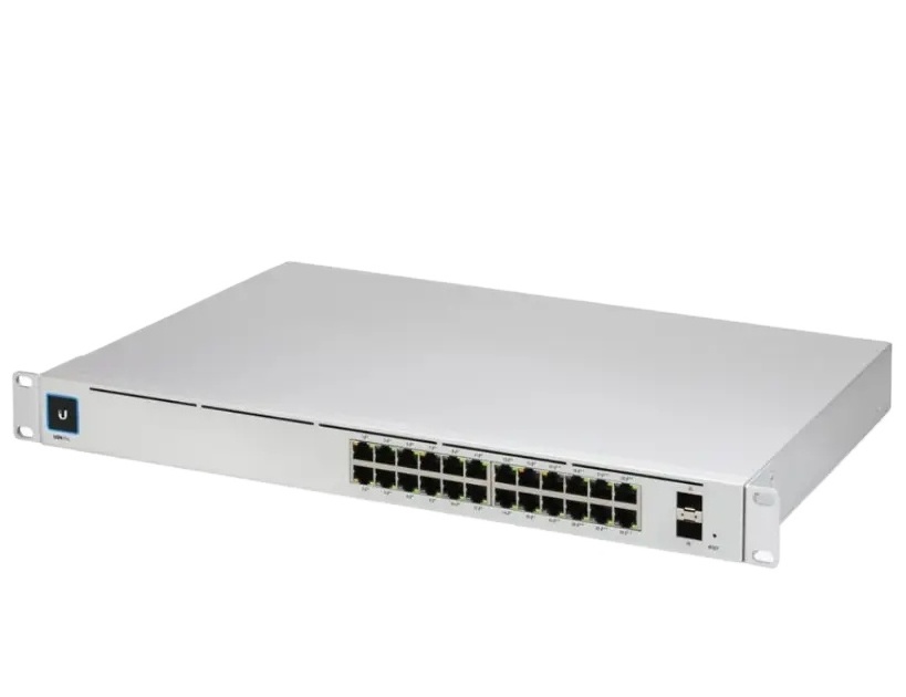 USW-Pro-24-POE Enterprise rack-mounted 24-port Gigabit Ethernet Switch 2 * 10G SFP