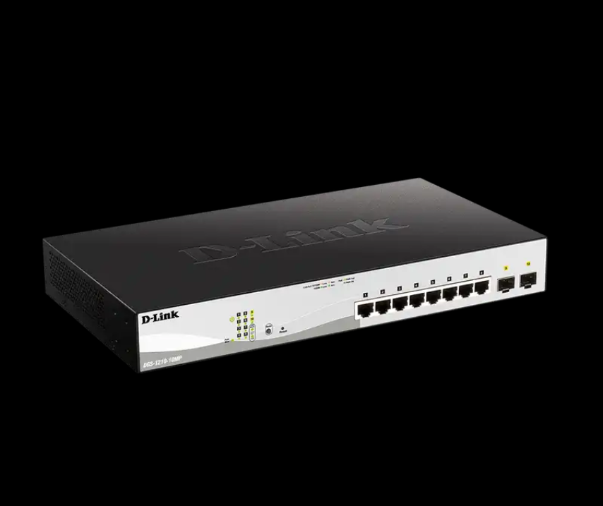 D-Link DGS-1010MP 8 Gigabit PoE power + 1 Gigabit power + 1 Gigabit optical switch/POE switch