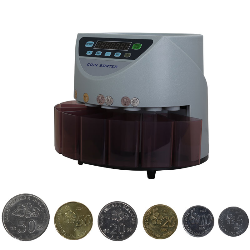 Malaysia coin sorter and counter  Great coin counter machine Quality Portable Sorter Machine Coin Counters