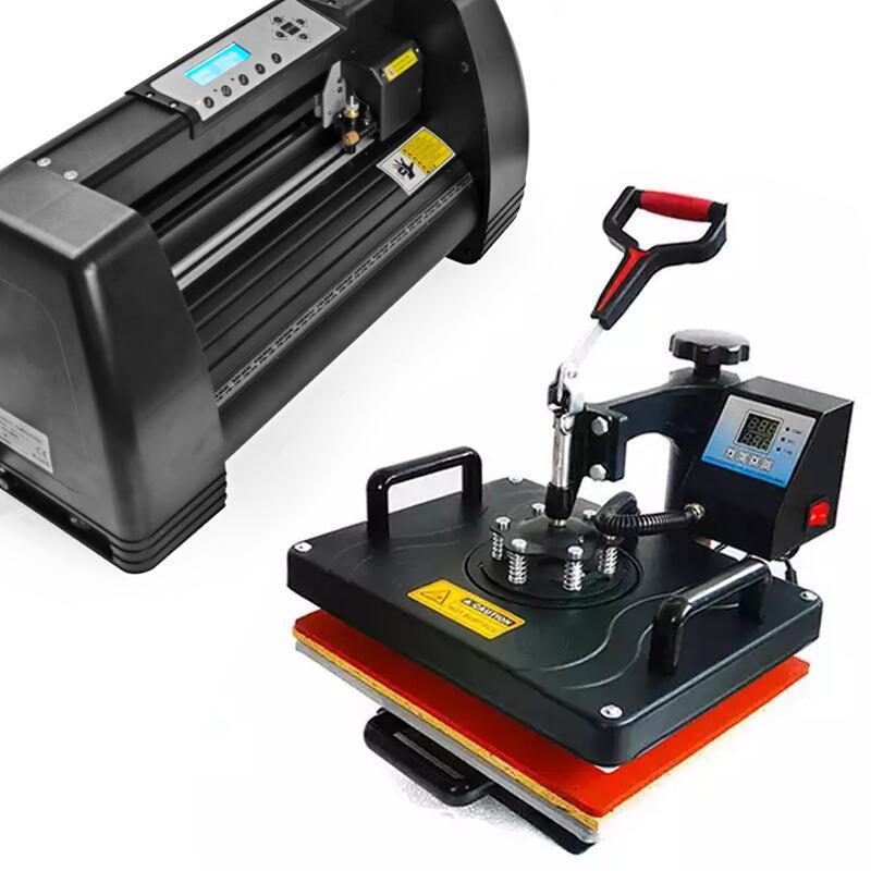 365mm cutting plotter sublimation 5 in 1 T shirt heat press machine plotter-cut vinyl cutting plotter machine