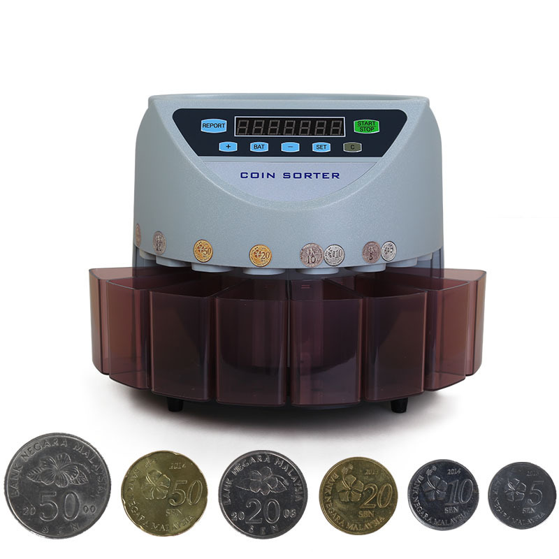 Malaysia coin sorter and counter  Great coin counter machine Quality Portable Sorter Machine Coin Counters