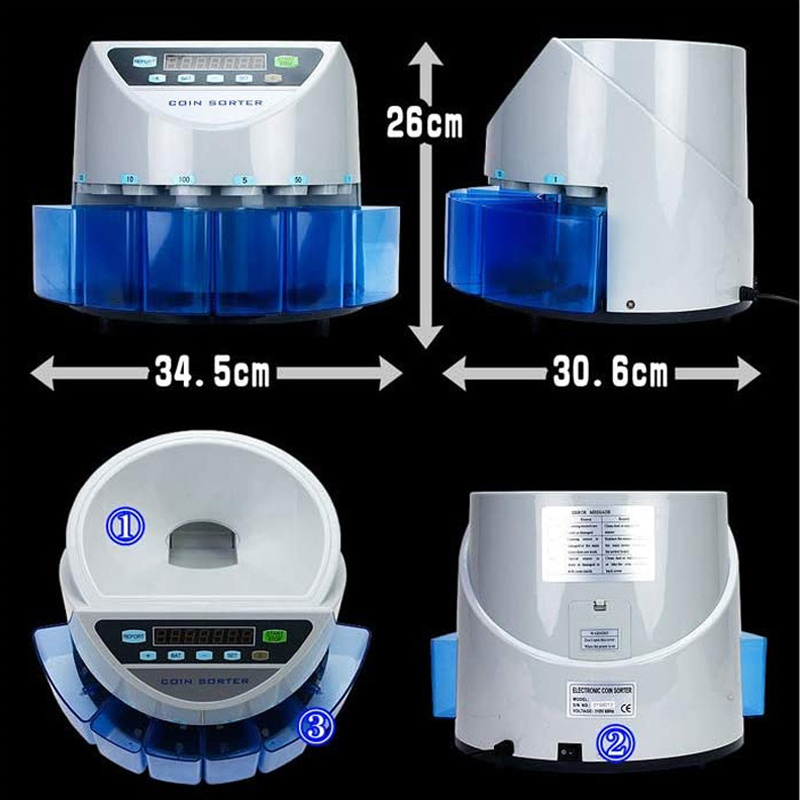 Yen coin sorter coin sorting machine for JAPAN