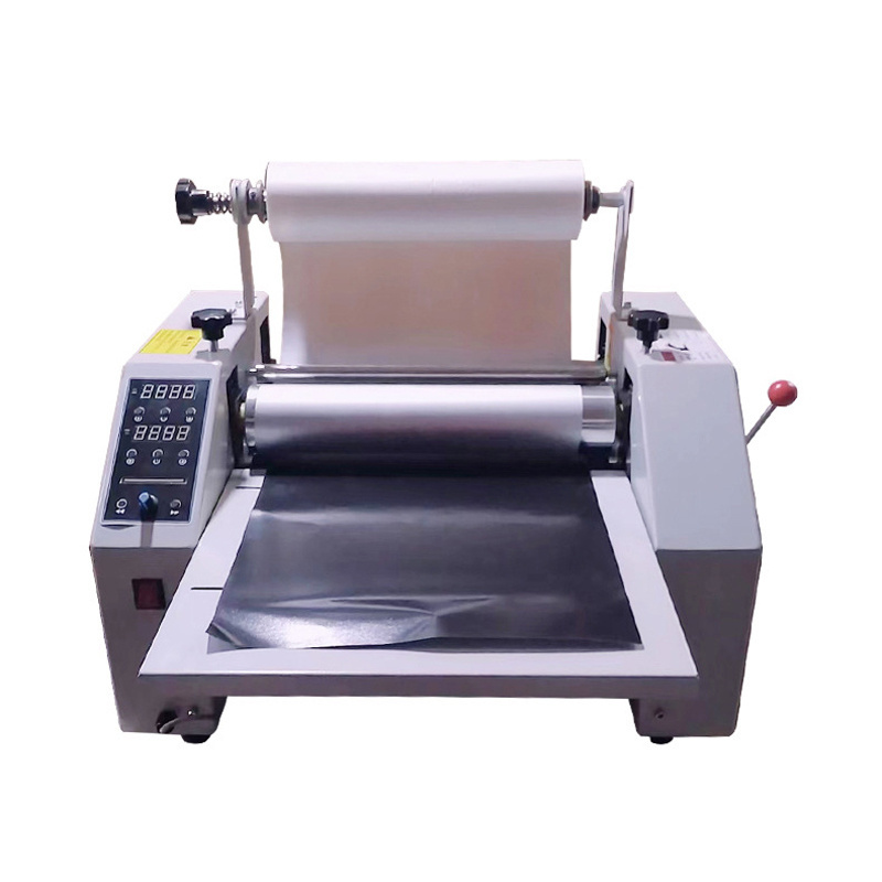 Automatic anti-roll laminating machine Large steel roll laminating machine Small automatic laminating machine Coated paper 8350