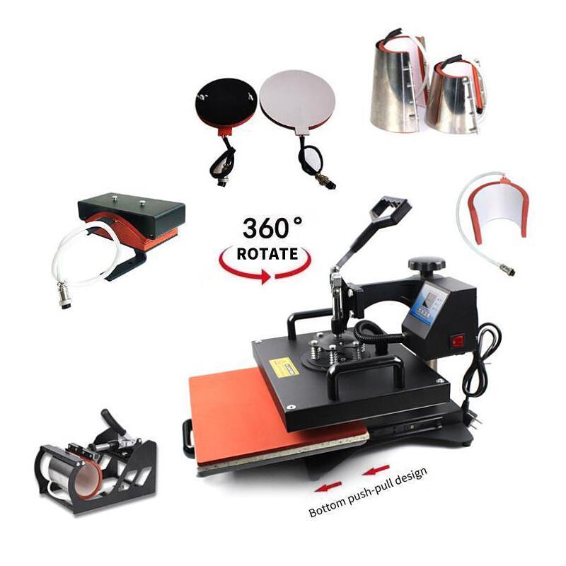 push and pull swing 8 in 1 heat press machine sublimation printing machine 8 in 1 heat press machine manual