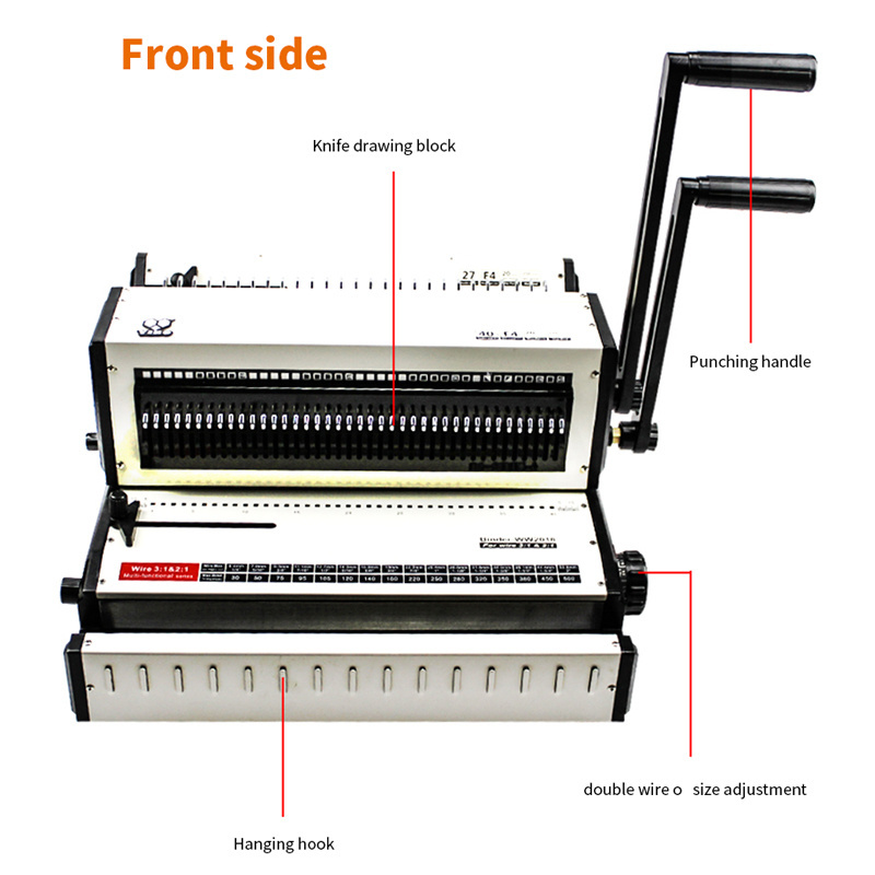 WW2018 3 :1 2 :1 binding  machine wire o binding machine binding wire-o machine 2:1 and 3:1