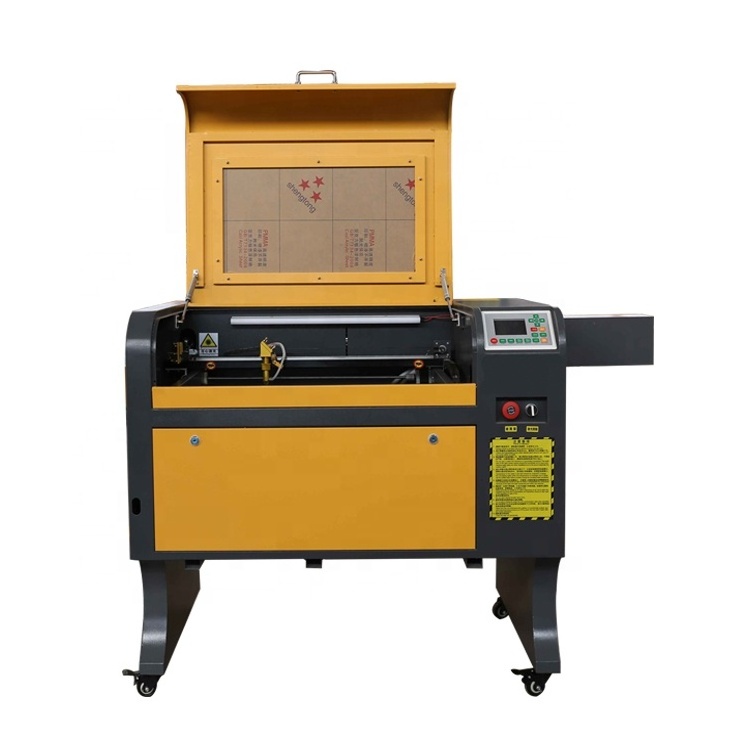 Hot sell laser cutter Ruida System rubber leather 50w 60w 80w 6040 40w co2 mini laser engraving machine