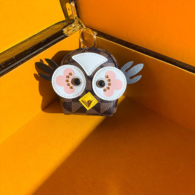 Luxury Owl Leather Coin Purse Car Key Bag Keychain Lipstick Organizer Mini Wallet Case Girls Travel Makeup Storage Holder