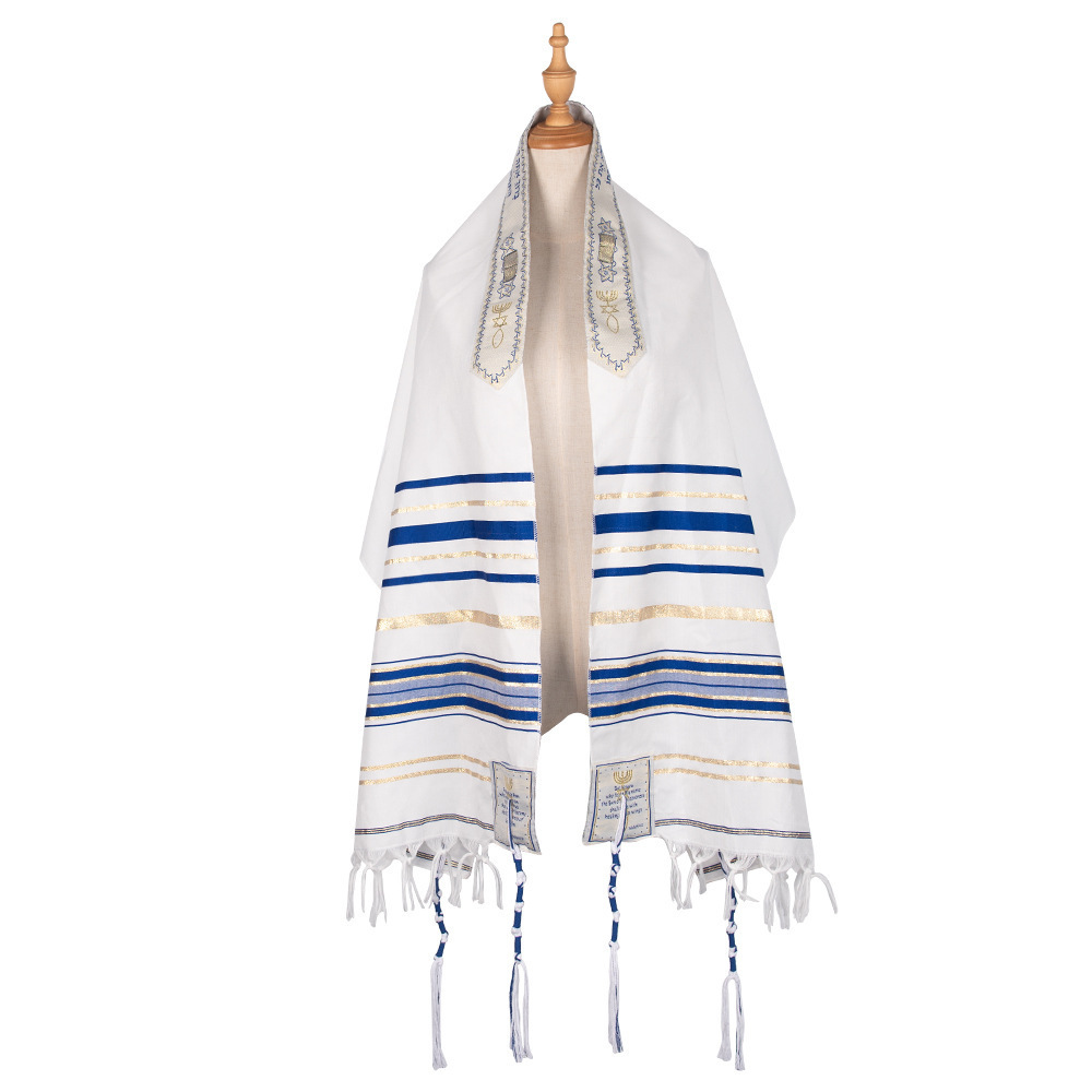 Ethnic scarf Tallit Jewish prayer shawl Religious prayer scarves Israel tallit Morning prayer shawl 130x180cm Judaism