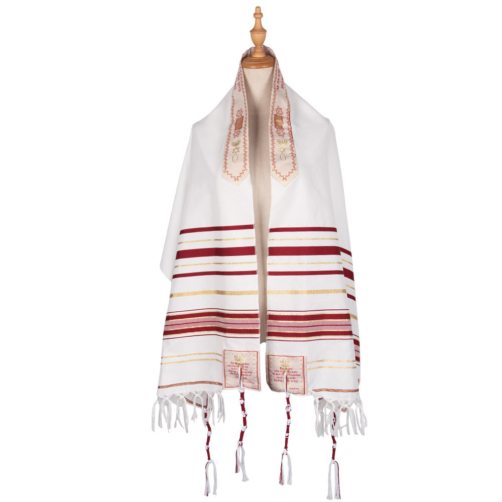 Ethnic scarf Tallit Jewish prayer shawl Religious prayer scarves Israel tallit Morning prayer shawl 130x180cm Judaism