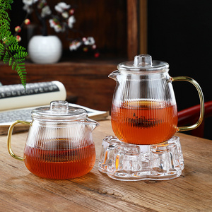 Wholesale 500ml 650ml Glass Teapot Loose Leaf Tea Kettle with Eagle Mouth and Removable Glass Filter