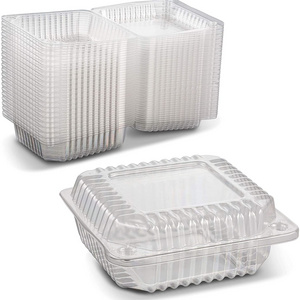 Wholesale Clear Plastic Disposable Fruit Clamshell Punnet Box Packaging Container