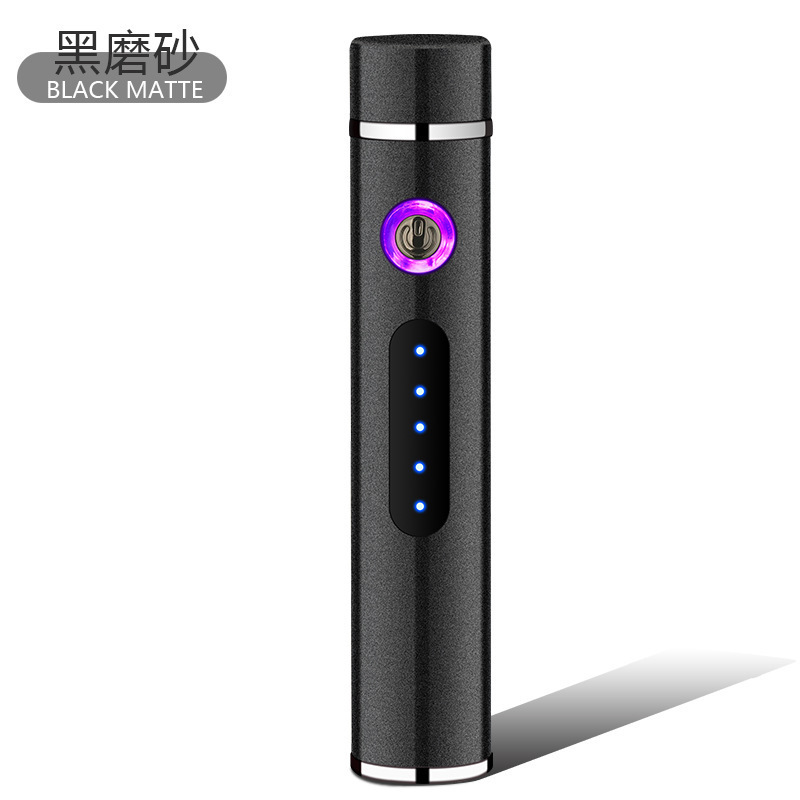 Wholesale High Quality Smoking Tobacco Accessories Custom Logo USB Electric Windproof Cigarette Arc Touch Lighter