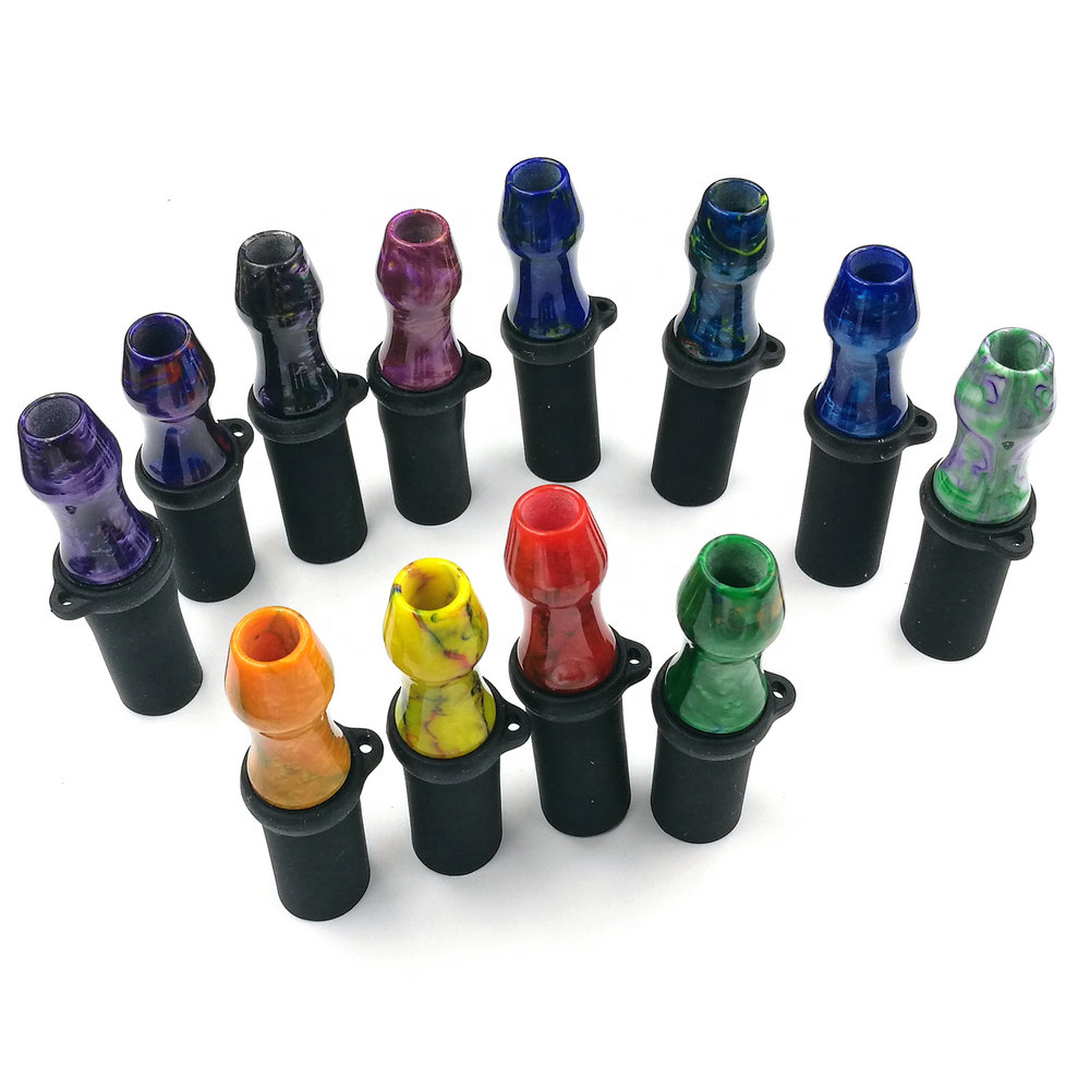 Factory Custom resin Hookah Mouthpieces Shisha Silicone Plastic Mouth Tip