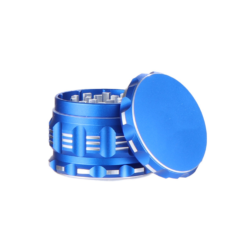 Wholesale Hot selling New 2.5 Inch 4 Layer Aluminum Alloy Colorful Custom Portable Tobacco Herb Grinder