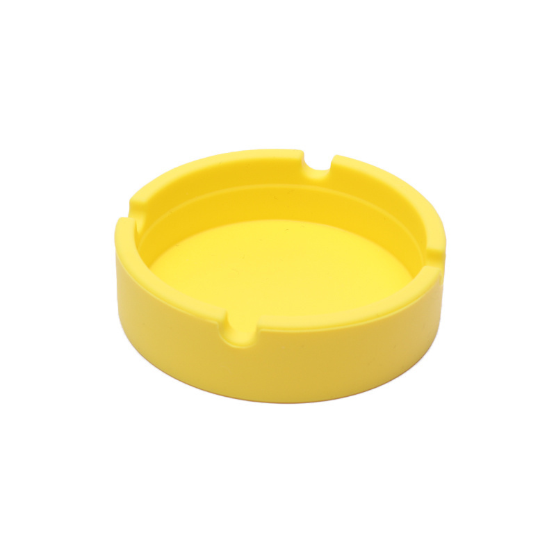 Factory Wholesale Unbreakable Custom Silicone Ashtray Smoking Ashtray With Cigarette Holder Ashtray