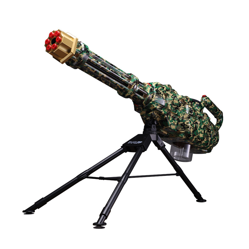 Hot Sale New Design Electric Gatling Gun Pro Max Smoke Thrower Third Generation Party Gun With LED Light