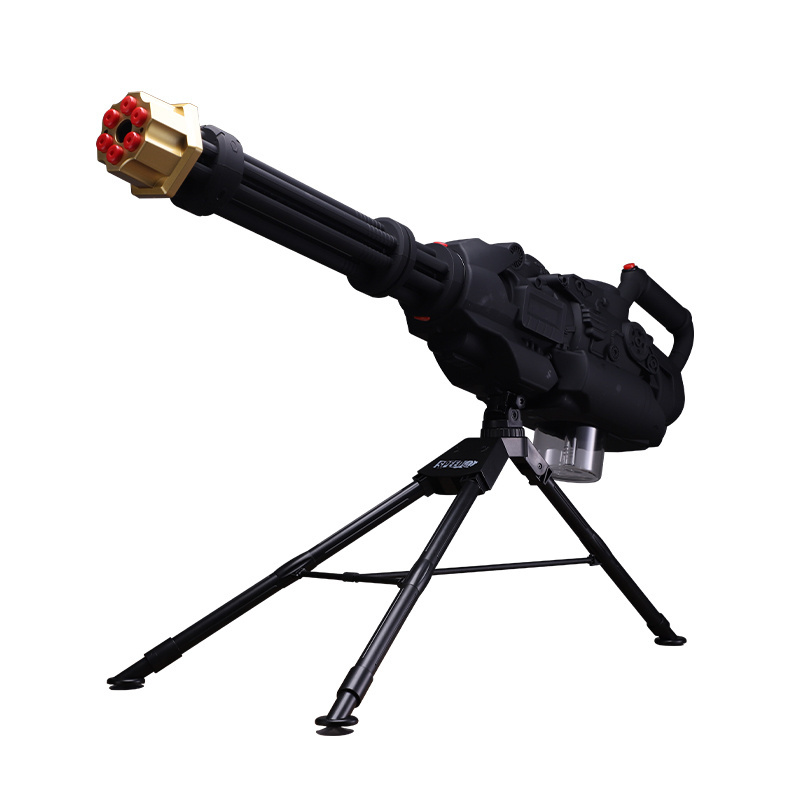 Hot Sale New Design Electric Gatling Gun Pro Max Smoke Thrower Third Generation Party Gun With LED Light