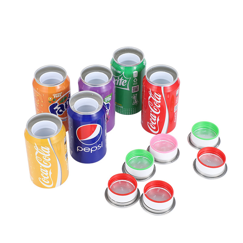 Wholesale 355ML Soft Drink Pop Can Mix Designs Display Box Metal Smoke Smell Proof Storage Stash Jar