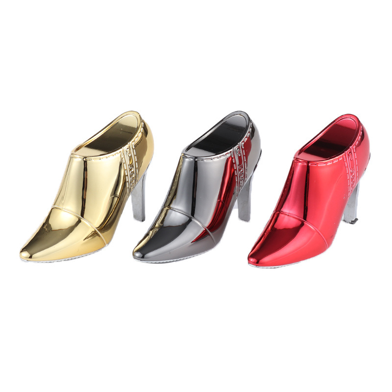 Wholesale fashion Flame Lady high-heeled shoes Lighter Windproof Cute Cigarette Lighter For Girls