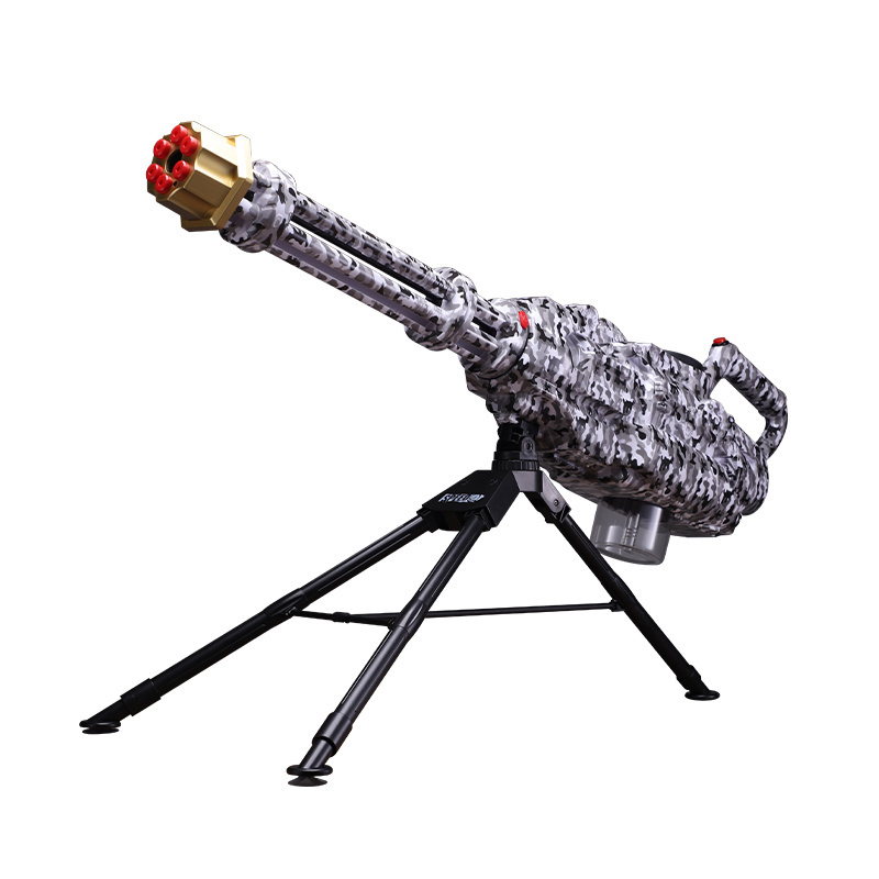 Hot Sale New Design Electric Gatling Gun Pro Max Smoke Thrower Third Generation Party Gun With LED Light