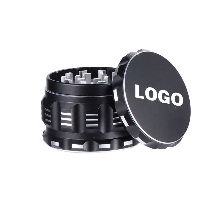 Wholesale Hot selling New 2.5 Inch 4 Layer Aluminum Alloy Colorful Custom Portable Tobacco Herb Grinder