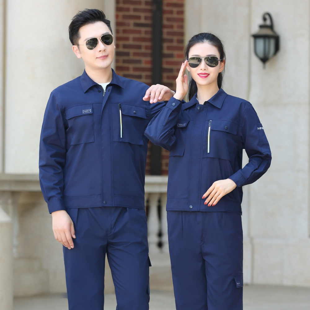 Professional unisex summer long sleeve coverall working uniform reflective work uniforms men work uniform