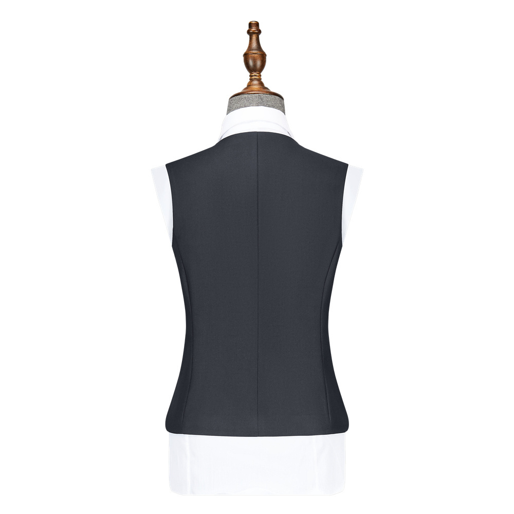 High Quality customize Uniform Work Wear Women's Vests Ladies Waistcoat Vest ladies quilted vest