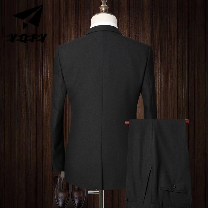 Factory direct formal men suit 2 pieces coat and pants set