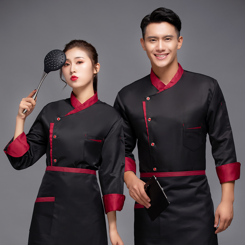 Factory direct chef uniform cooking wear waiter uniform japanese restaurant chef uniform