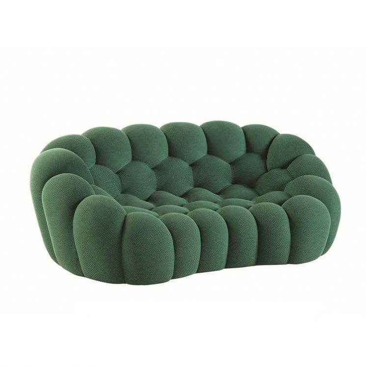 Italian Style Hot Selling Sofa Model High Density Extra Elastic 3D Fabric Bubble Sofa