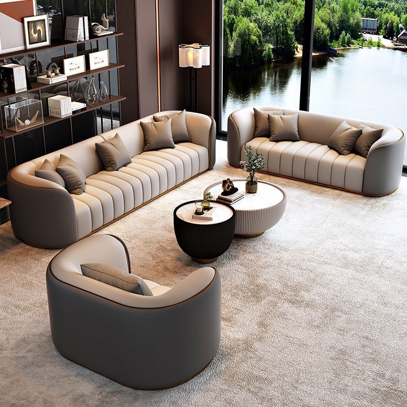 Commercial use Fabric Metal Beauty sofa para sala reception Hair Salon frame Modern Waiting Sectional living Room sofa